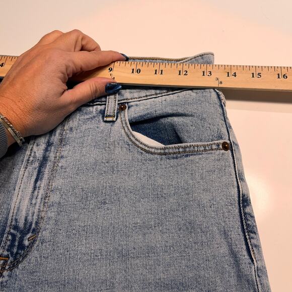 Abercrombie & Fitch Curve Love Ultra High Rise Ankle Straight Jean Size 27 - Picture 6 of 8